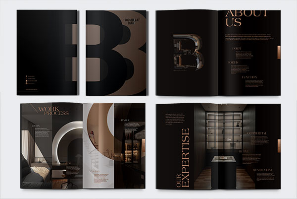 Company Profile Design for Doubble Interior Design Agency