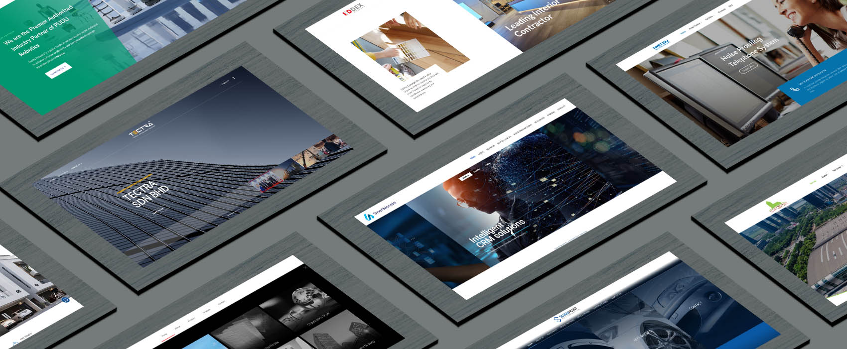 Elegant aesthetic web design workspace